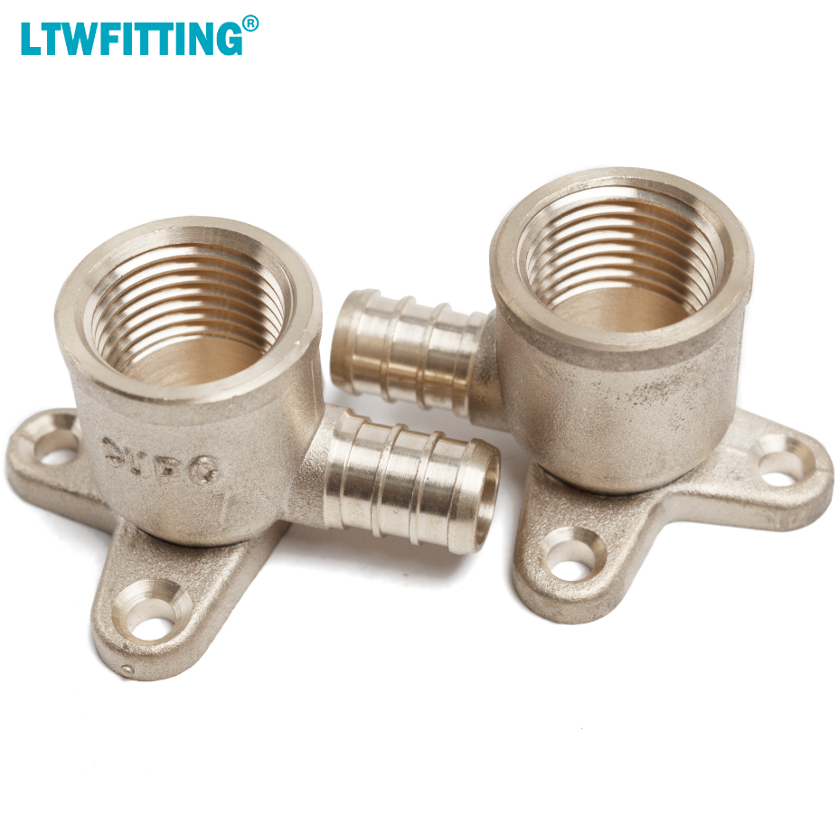 XFITTING 5-Pack 1/2" PEX X 1/2" Female NPT Threaded Brass Adapter – Lead Free NSF – HWPF05-1/2